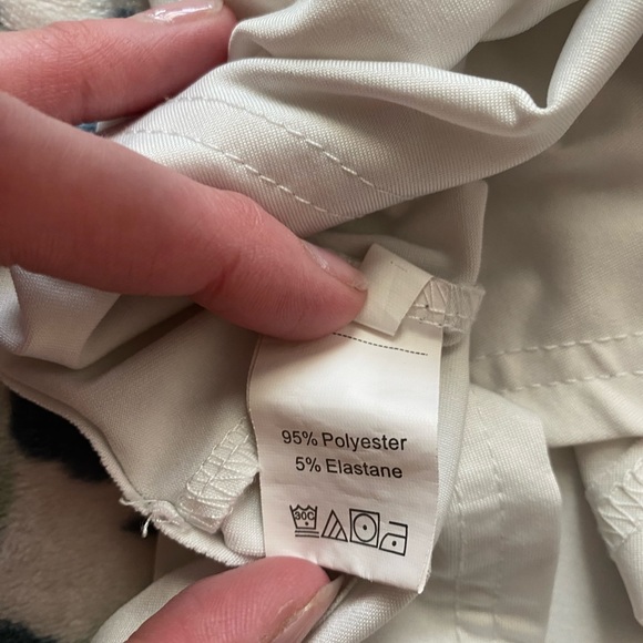 Lightweight Crew Neck T-Shirt Bodysuit in White - size XS - Picture 11 of 12